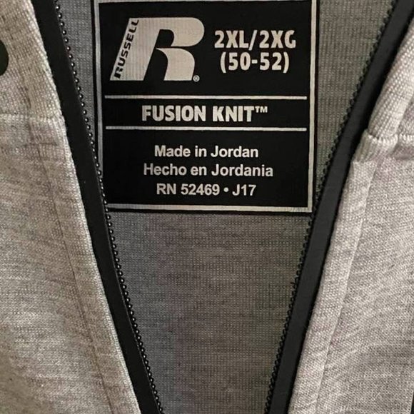 russell fusion knit jacket